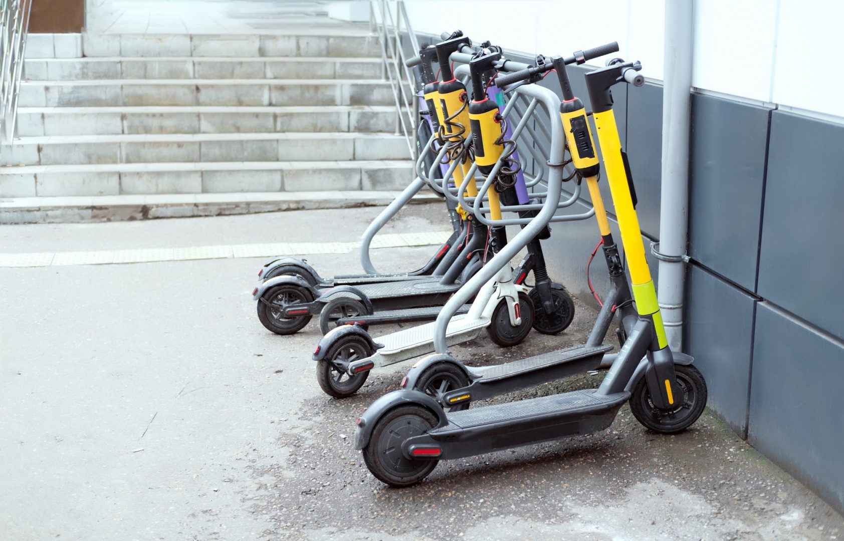 parking for electric scooters yellow scooters on 2023 02 14 02 30 18 utc