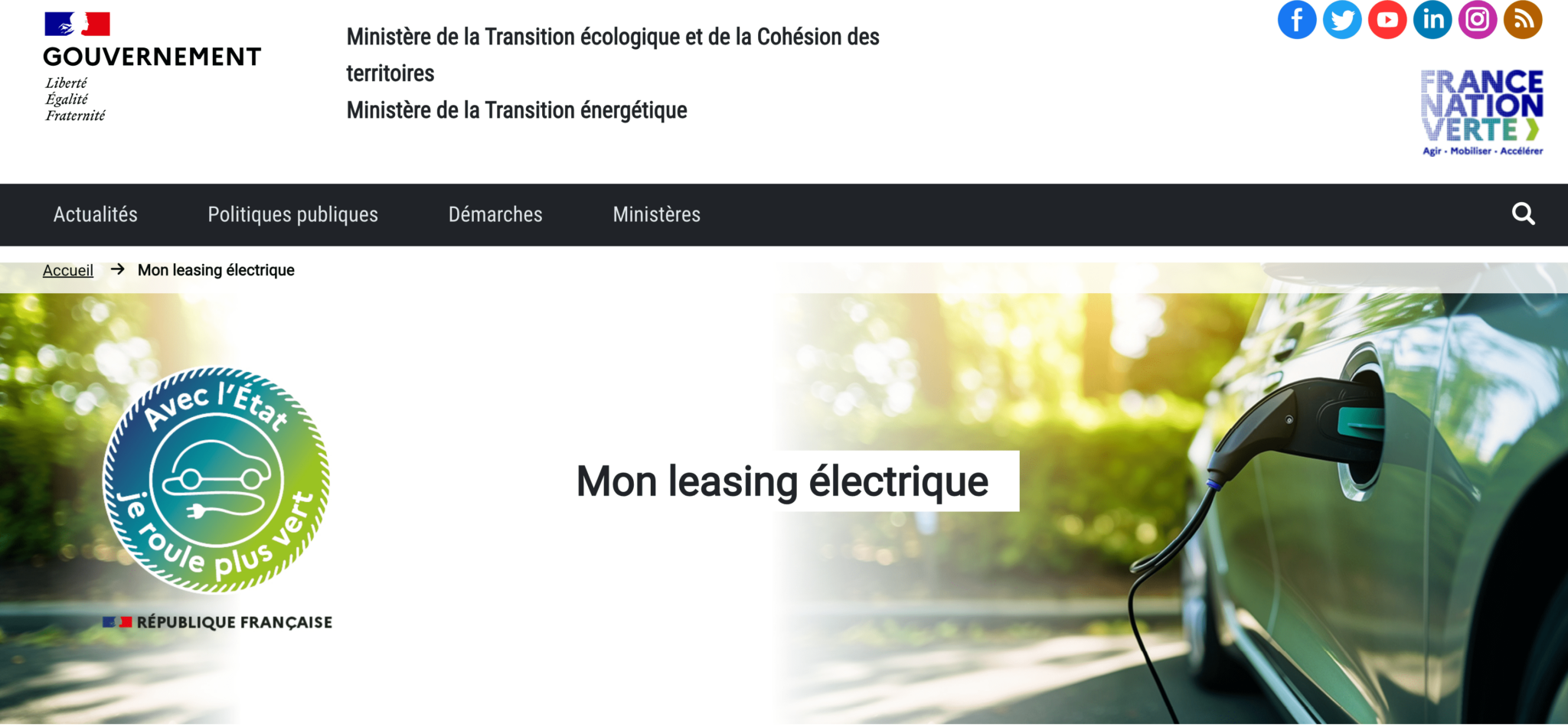 découvrez le leasing social pour voiture électrique, une solution accessible et durable pour rouler en véhicule électrique tout en bénéficiant d'un accompagnement financier avantageux. optez pour une mobilité responsable et économique dès aujourd'hui!