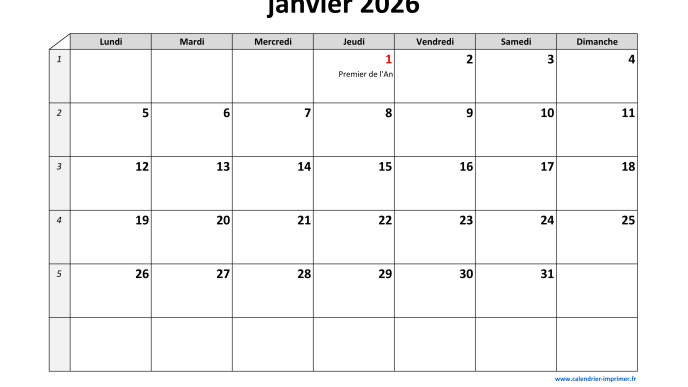 découvrez les nouveautés de janvier 2026 : tendances, innovations et actualités à ne pas manquer pour bien commencer l'année.